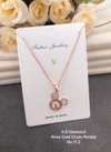 AD Diamond Designer Chain Pendant Set 3 Wholesale Manufacturers
